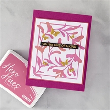 Hero Arts Letterpress & Foil Debossing Plate - Decorative Floral